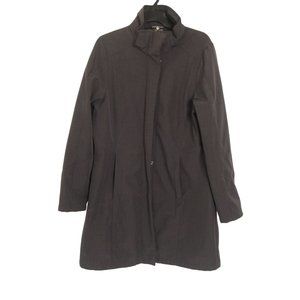 True North Women's L Mid Length Coat Parka Jacket Zip Close Fleece Large